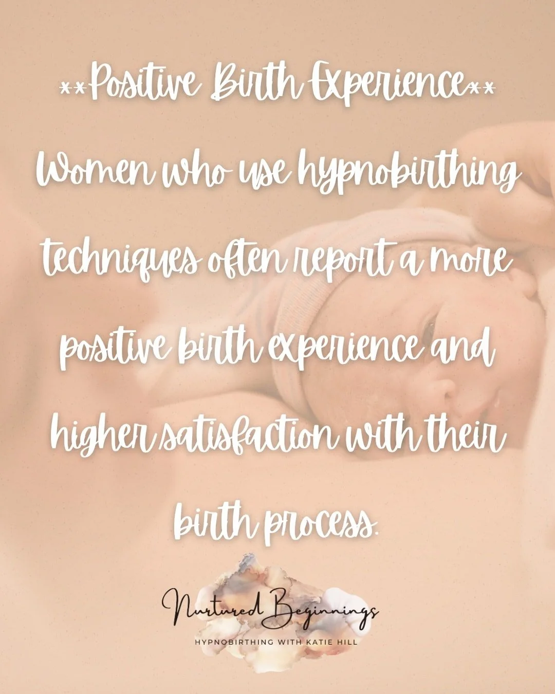 Just a few benefits of hypnobirthing for your birth.

On a Nurtured Beginnings Hypnobirthing Antenatal Course you will learn:

✨ Relaxation techniques 
✨How to reduce fear
✨How to change your mindset around birth
✨About the labour process 
✨All about
