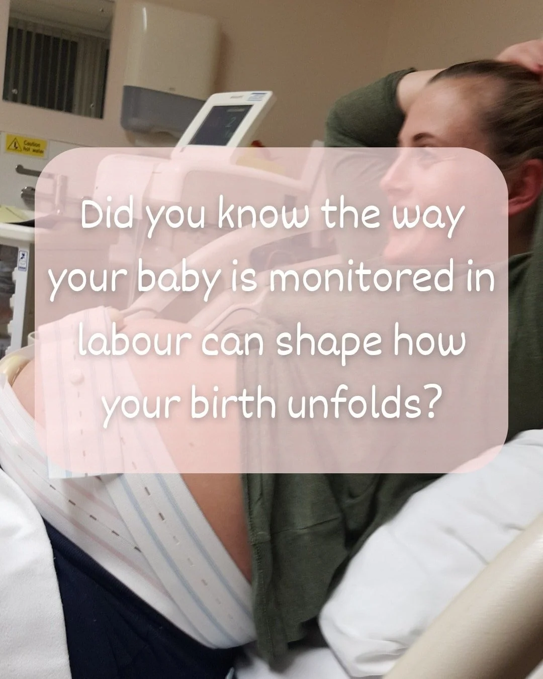 Did you know that how you're monitored during labour can influence how your birth unfolds?

Read to learn more 👇

I teach about every detail on a full hypnobirthing course, including monitoring and the pros and cons of each type. 

DM me today to fi
