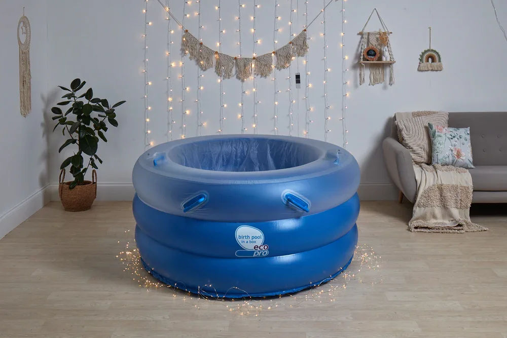 A birthing pool for a home birth in Ashford, Kent