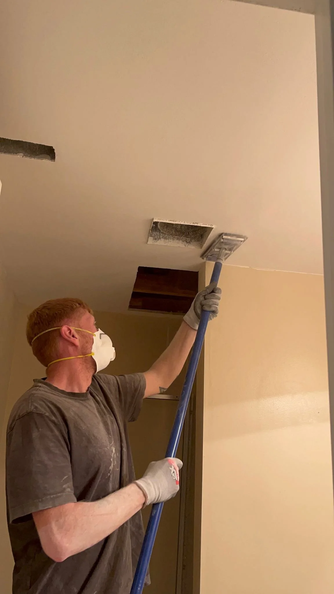 Ceiling Patch Repair During