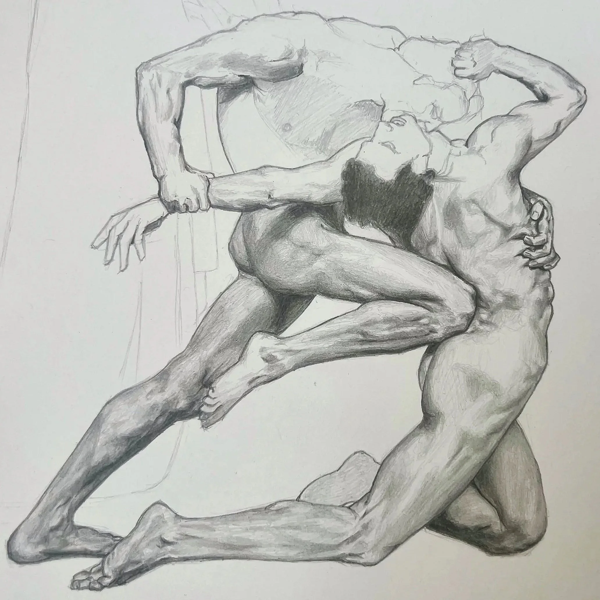 Anatomy Study, Dante and Virgil (2025)