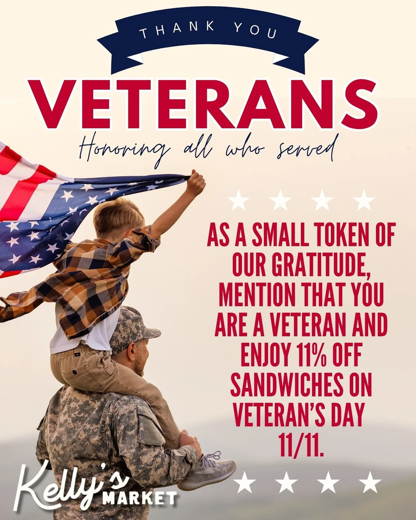 Thank you, Veterans.