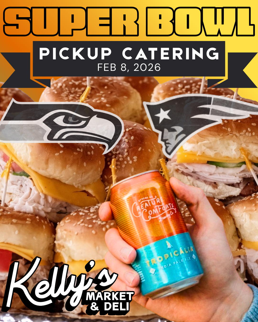 Super Bowl Catering Pick Up