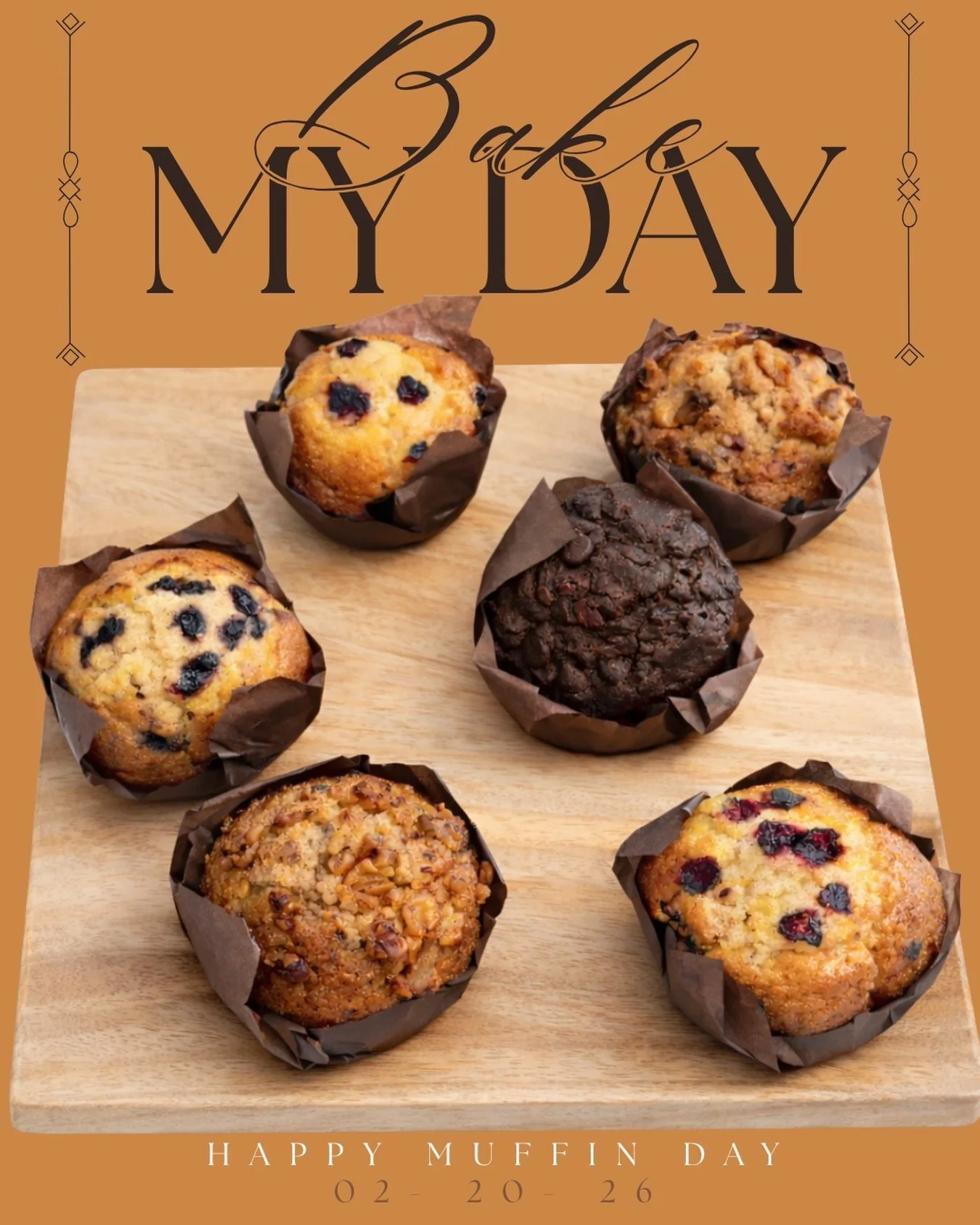 It&rsquo;s National Muffin Day!
Whether you&rsquo;re grabbing a single banana nut or building out a whole platter of cranberry and double chocolate just for yourself, we don&rsquo;t judge. Especially with our freshly baked muffins delivered from loca