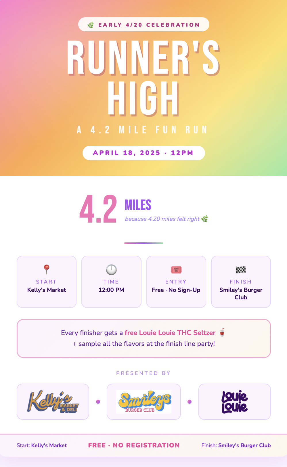 Runner's High 4.2 Mile Run