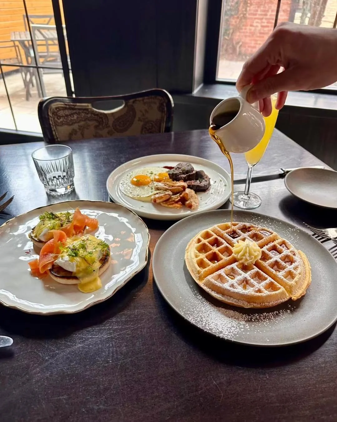 It&rsquo;s been a couple of months, and we&rsquo;re so excited to bring Sunday brunch back to the table. Join us tomorrow from 10am&ndash;3pm for a special selection of brunch favorites, fresh local fruits, refreshing mimosas, house-made Bloody Marys