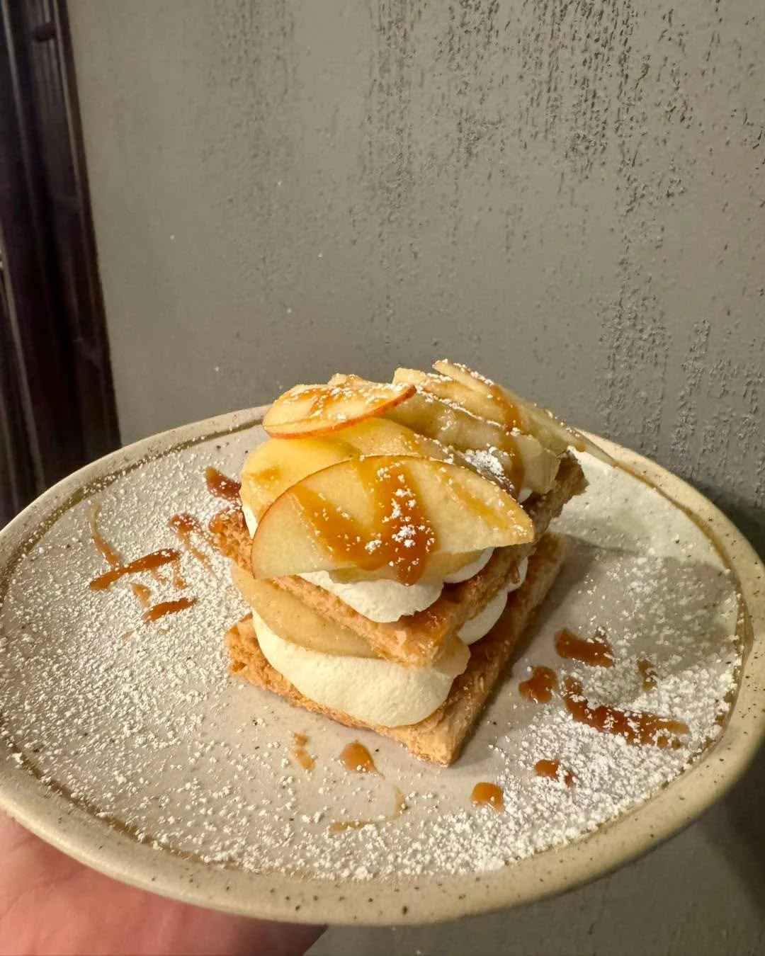 No Labor Day plans? Come spend part of your weekend with us at Tallgrass.

We&rsquo;re open 5&ndash;10 PM today and 5&ndash;8 PM tomorrow, with seasonal dishes, cocktails, wine, and something sweet waiting for you.

Pictured is our Apple Pie Mille-Fe