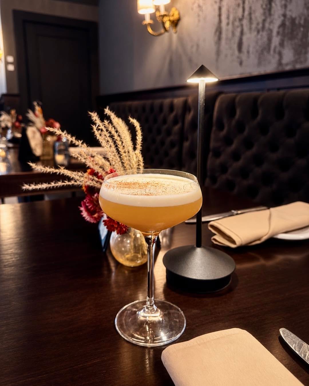 Meet your new autumn favorite.

This seasonal cocktail combines gin with our housemade sweet potato pur&eacute;e, vanilla maple, fresh lemon and egg white for a smooth, silky sip that balances warm fall flavors with a bright citrus finish.

Finished 