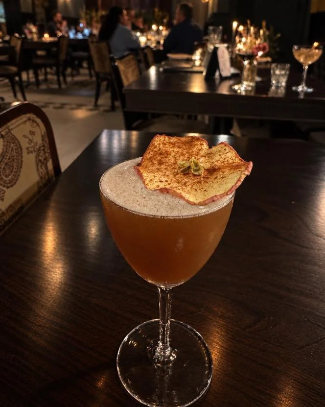 Join us this evening for a taste of the season with one our new cocktails , An Apple a Day.

A delicious combination of Coquerel Calvados Apple Brandy, Pedro Xim&eacute;nez Sherry, house-made apple butter, fresh lemon, and Angostura bitters. Rich and
