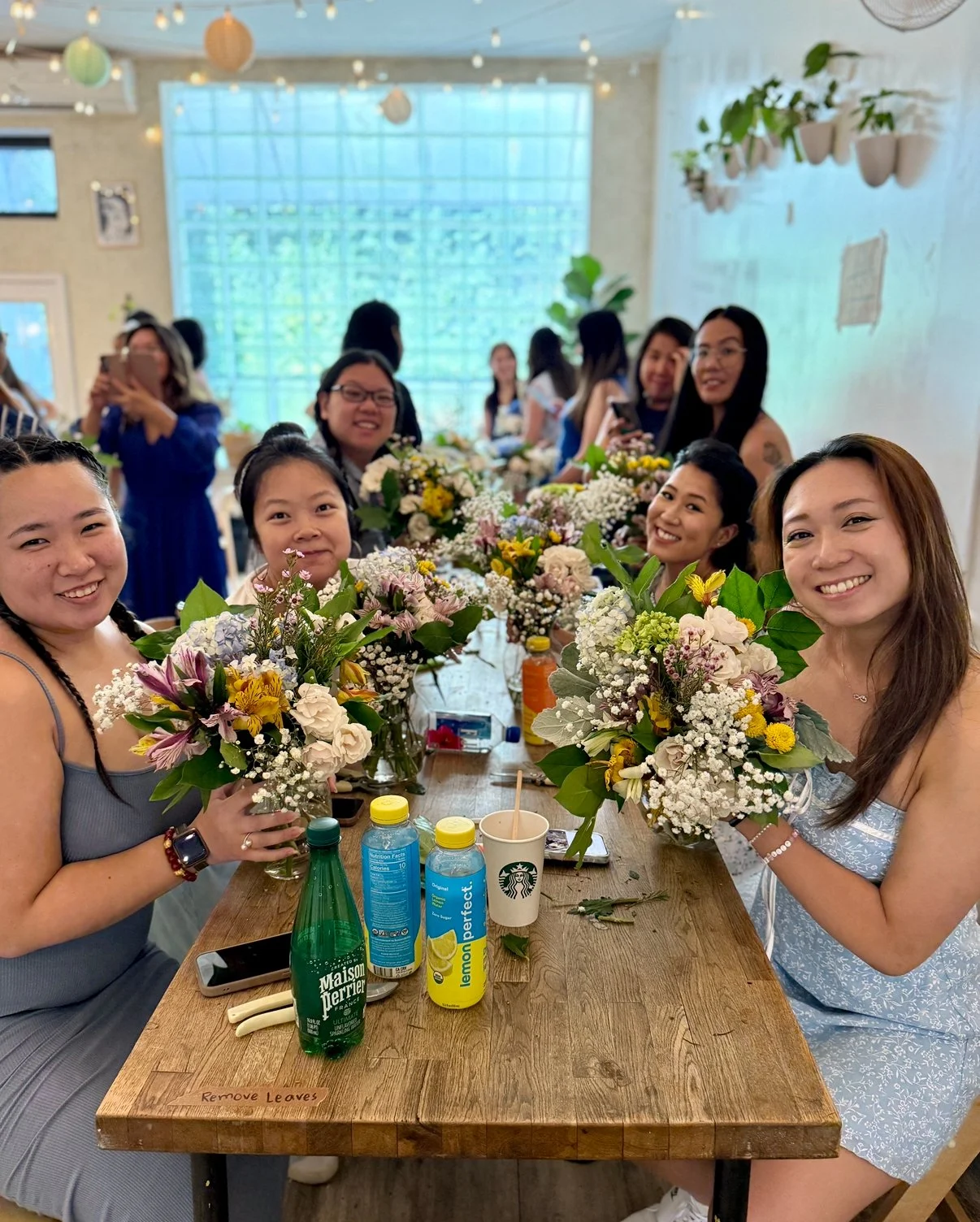 Winny’s Bridal Shower Floral Workshop at Bat Haus, Brooklyn