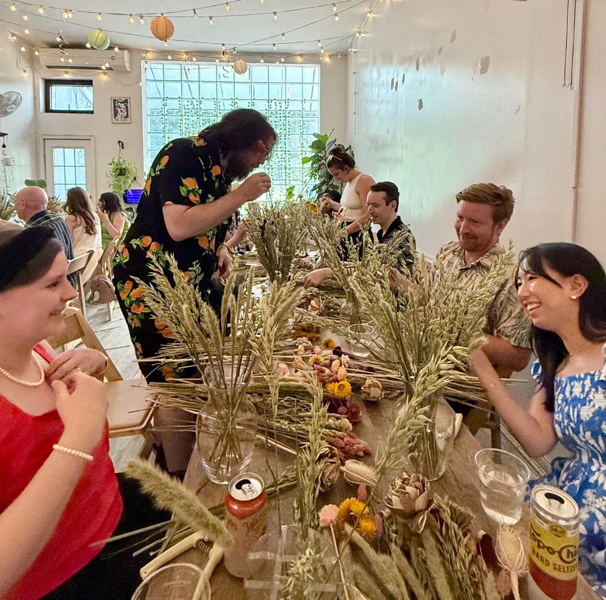  Veronica’s Wedding Shower at Bat Haus – Dried Flower Workshop in Brooklyn