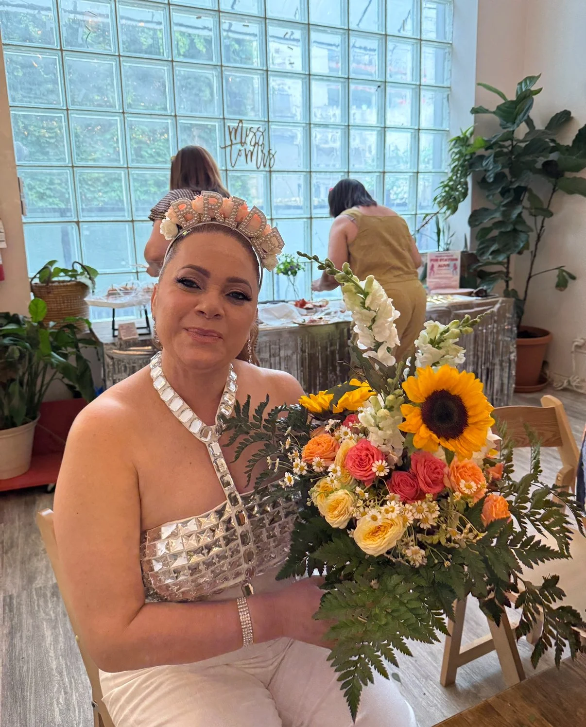 Mom’s Birthday Floral Workshop at Bat Haus, Brooklyn