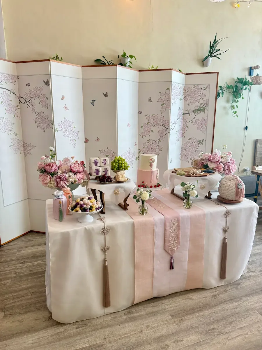 Attila's daughter's doljabi celebration with us at Bat Haus Event Space in Brooklyn