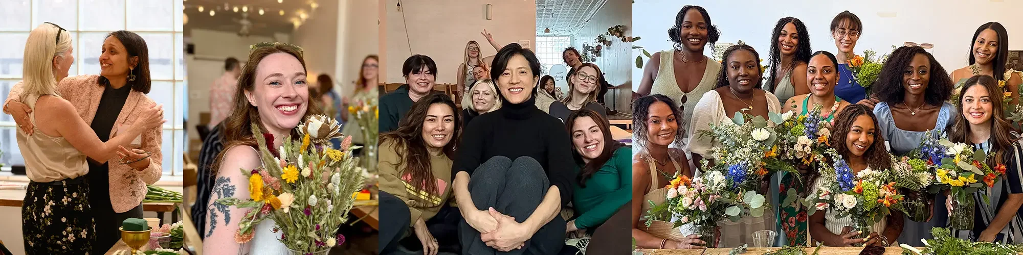 Guests celebrating at Bat Haus, a Brooklyn event space in Williamsburg hosting bridal showers, baby showers, birthday parties, weddings, and corporate events.