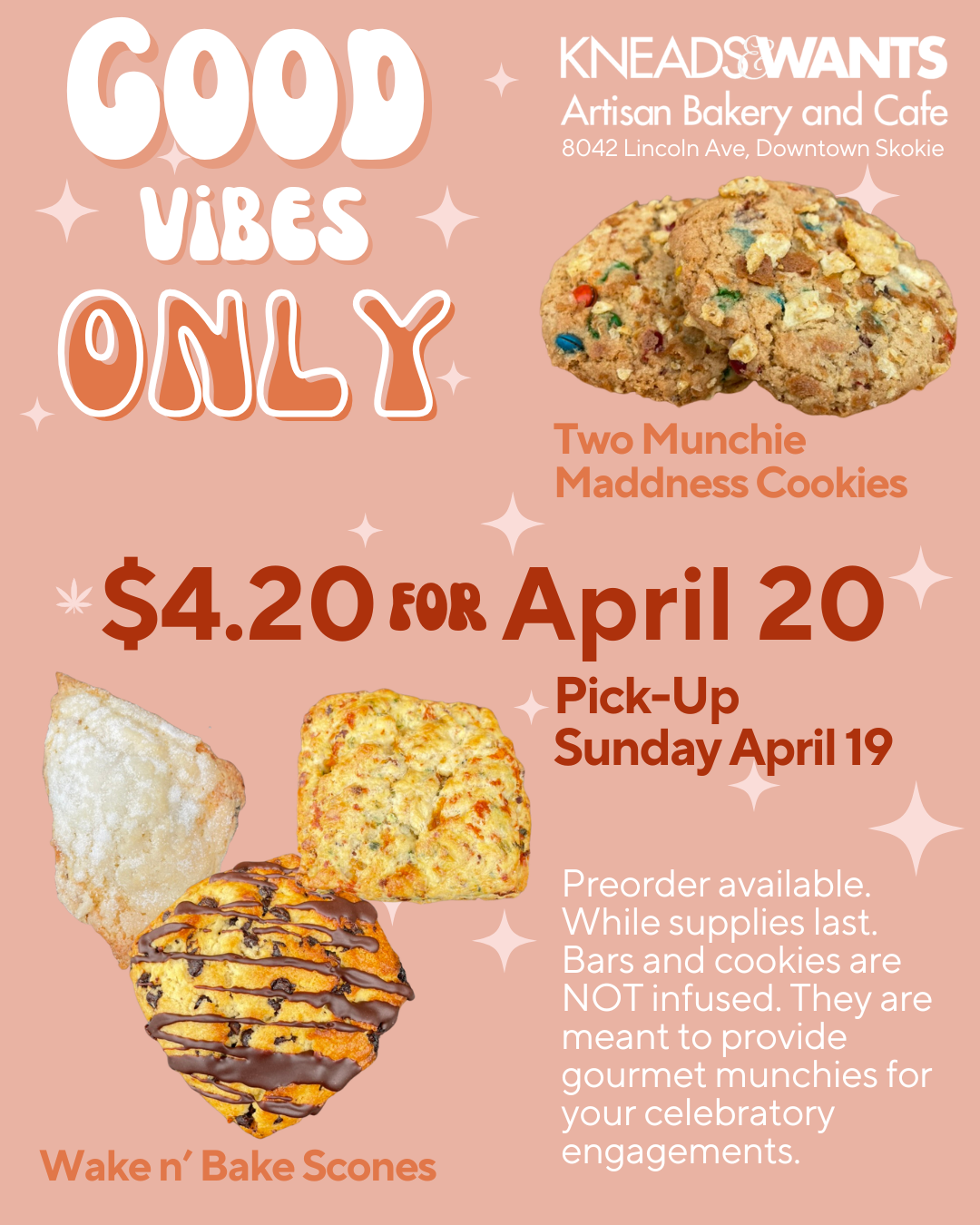 Good Vibes Only: 4/20 Treat Box by Kneads & Wants Bakery