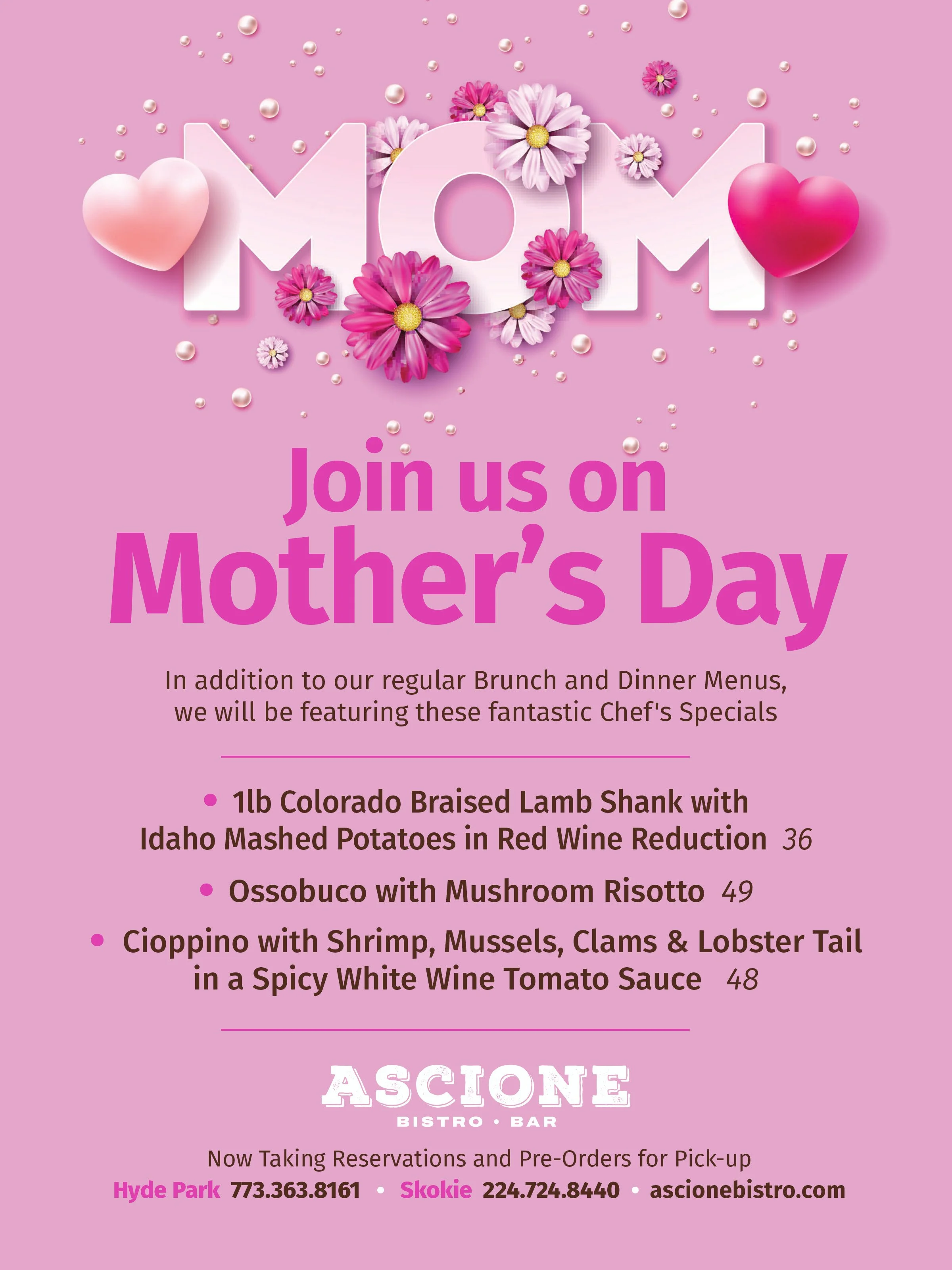 Ascione Bistro Mother’s Day