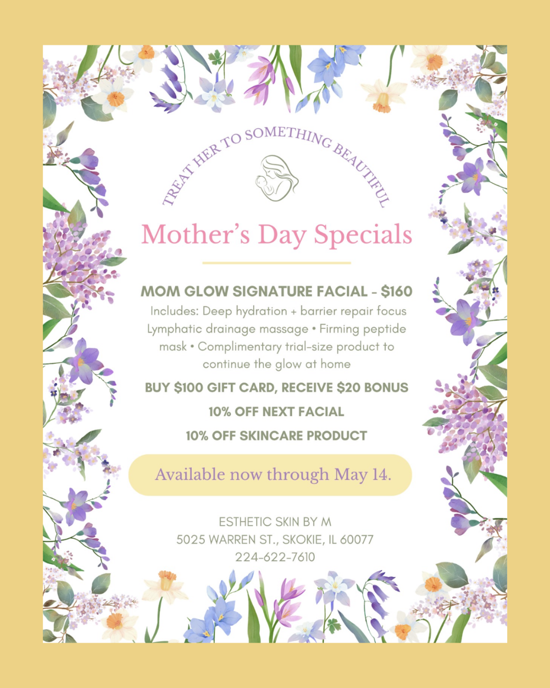 Mother’s Day Glow Experience