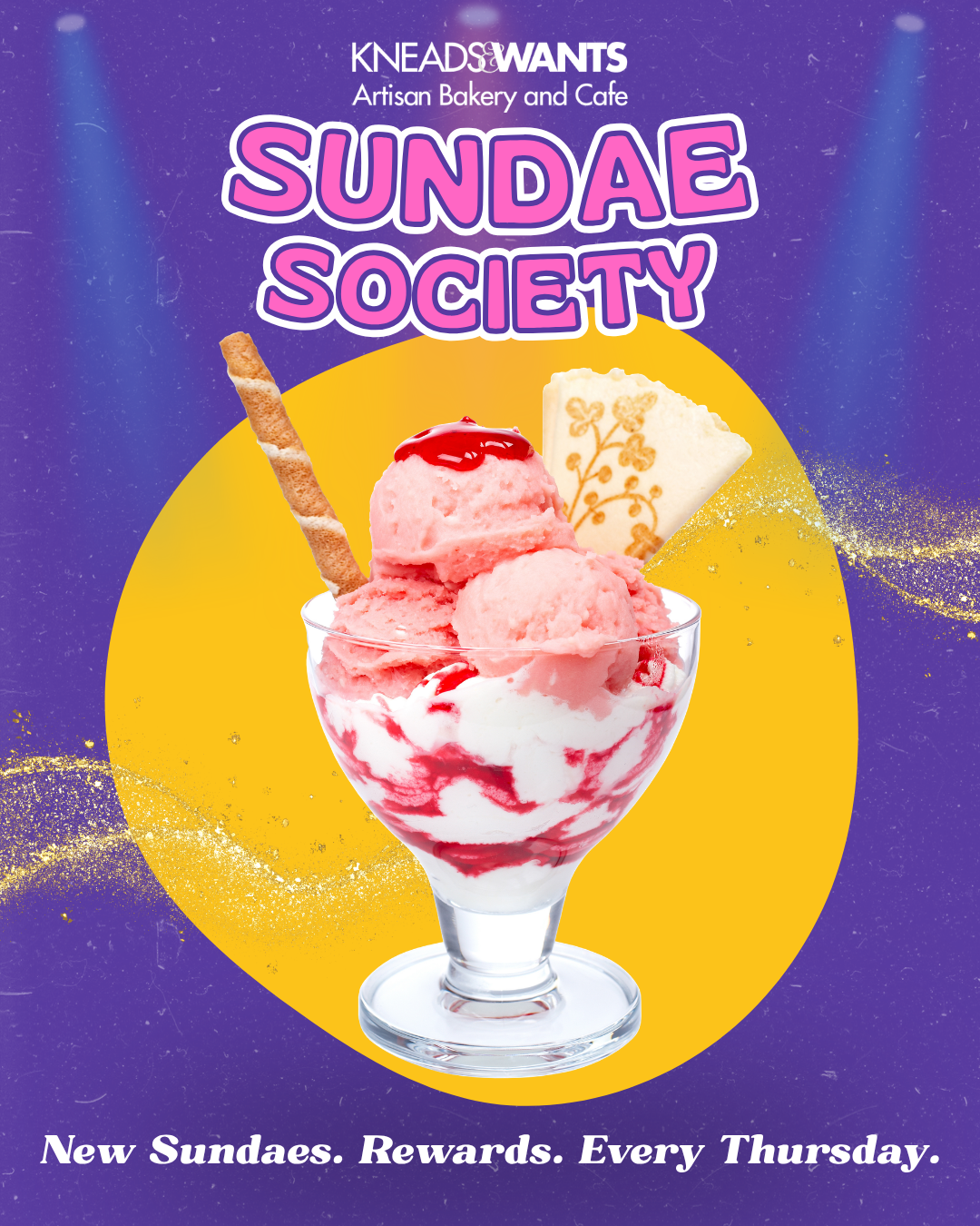 The Sundae Society at Kneads & Wants