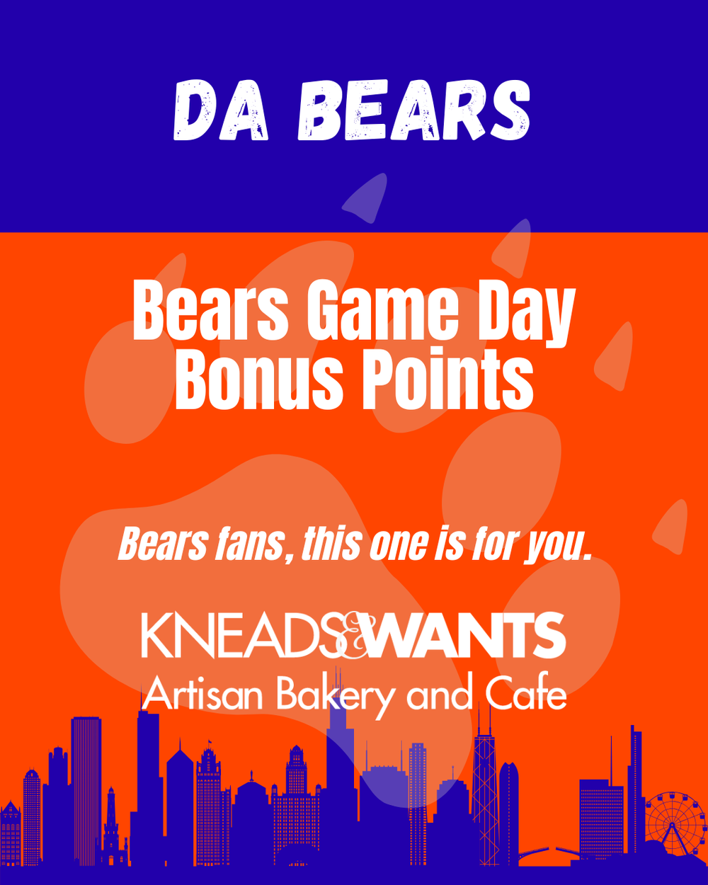 Bears Game Day Bonus Points | Game Day Rewards & Loyalty Perks — Vibes ...
