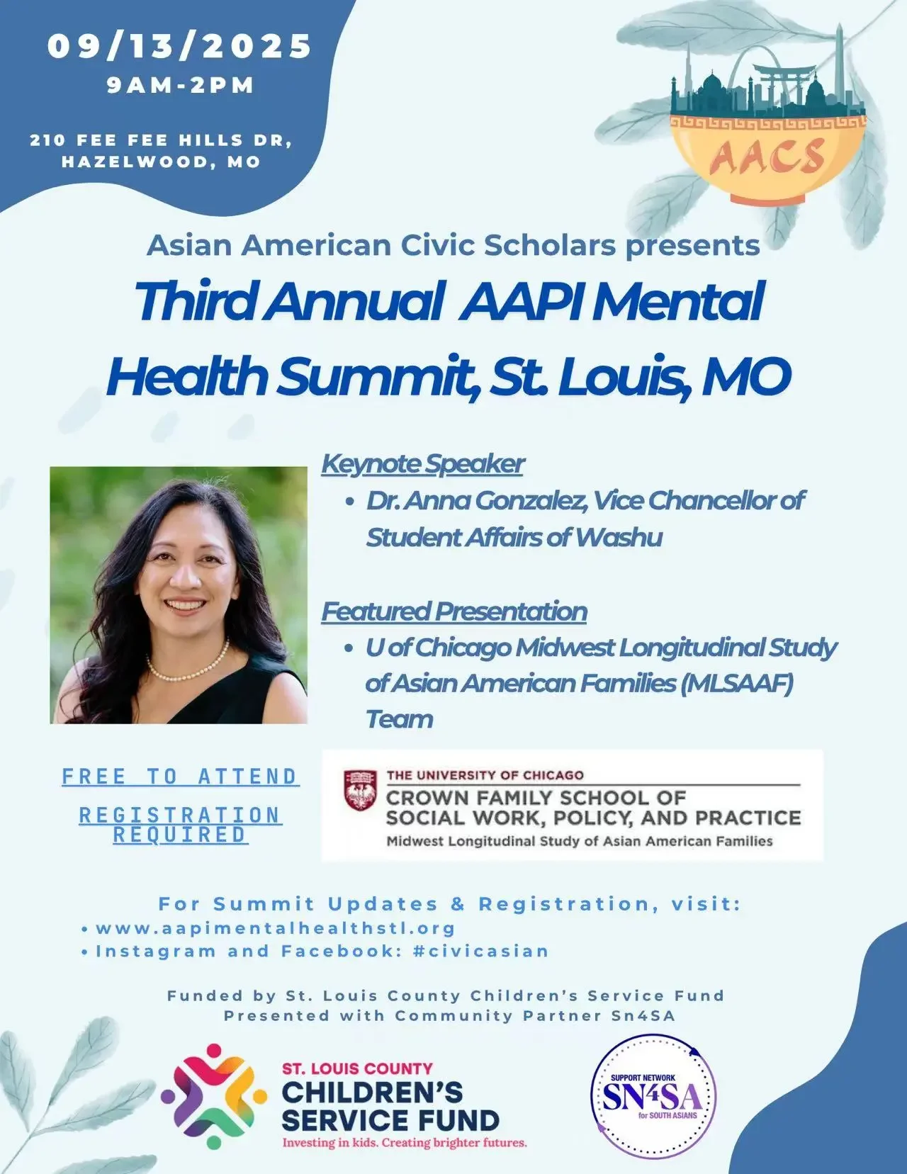 PNAGSL joins 2025 Annual AAPI Mental Health Summit, St. Louis, Missouri