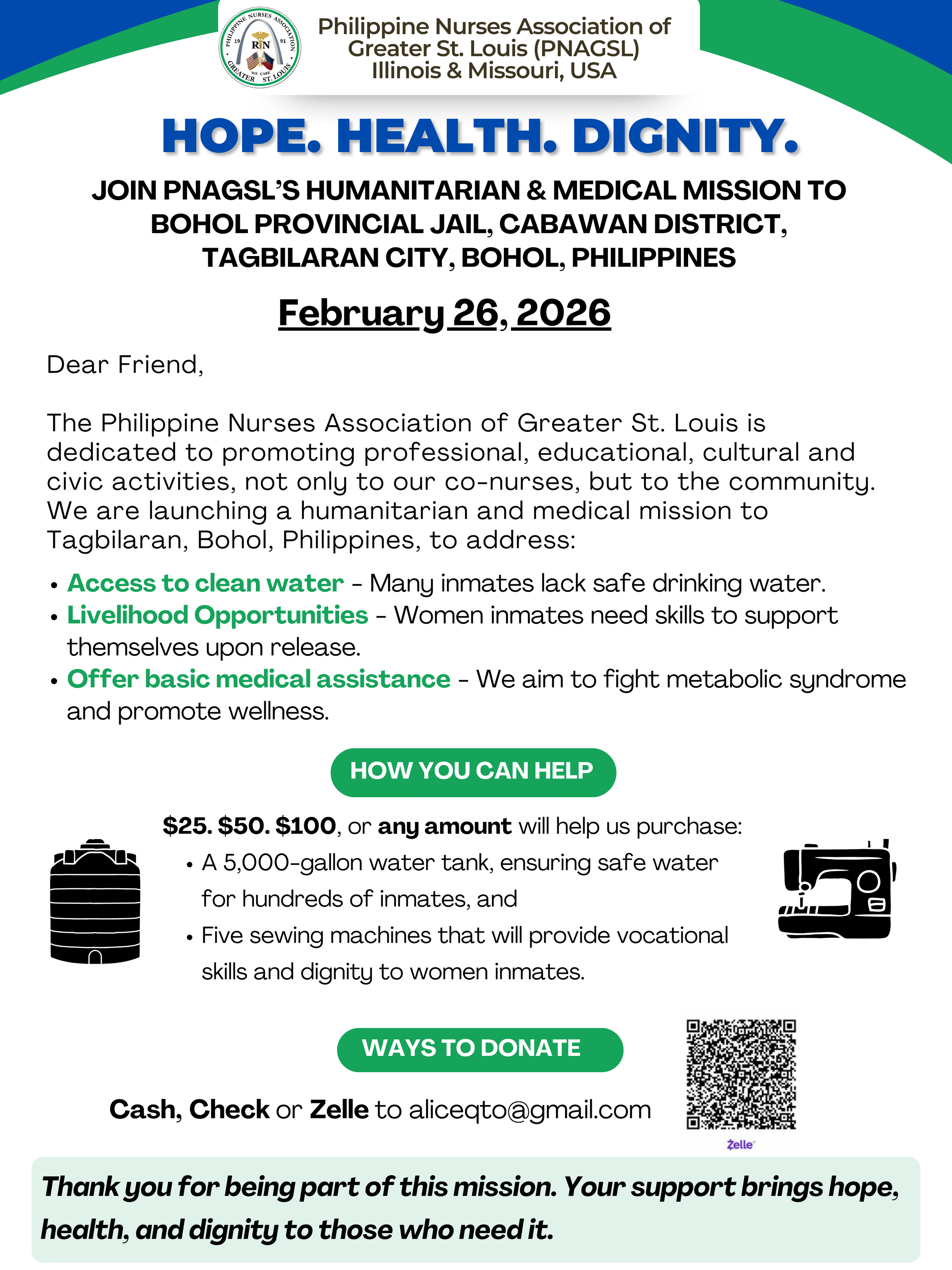 Humanitarian & Medical Mission to Bohol Provincial Jail