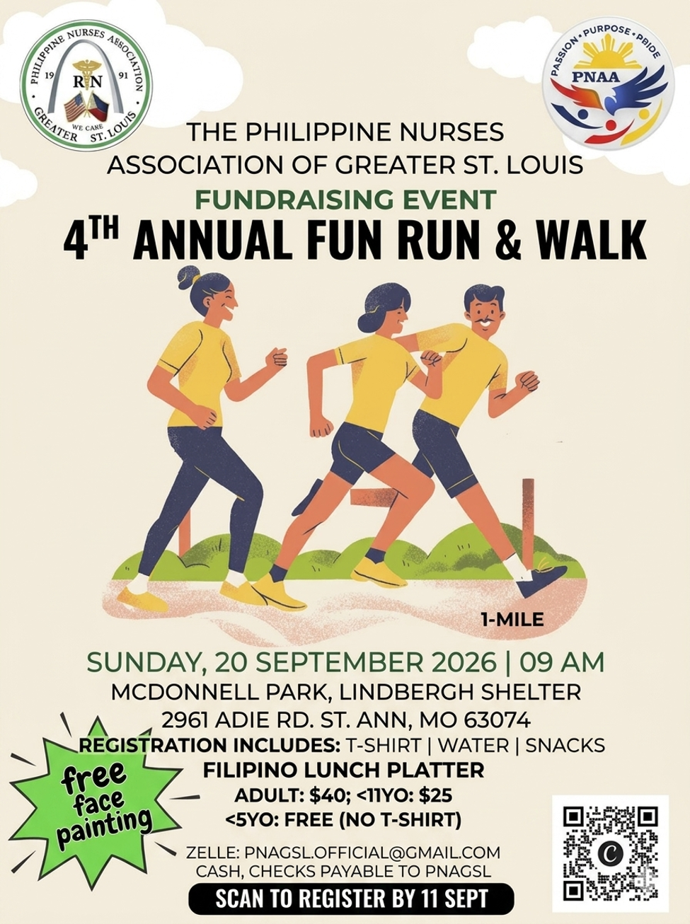 PNAGSL's 4th Annual Fun Run and Walk