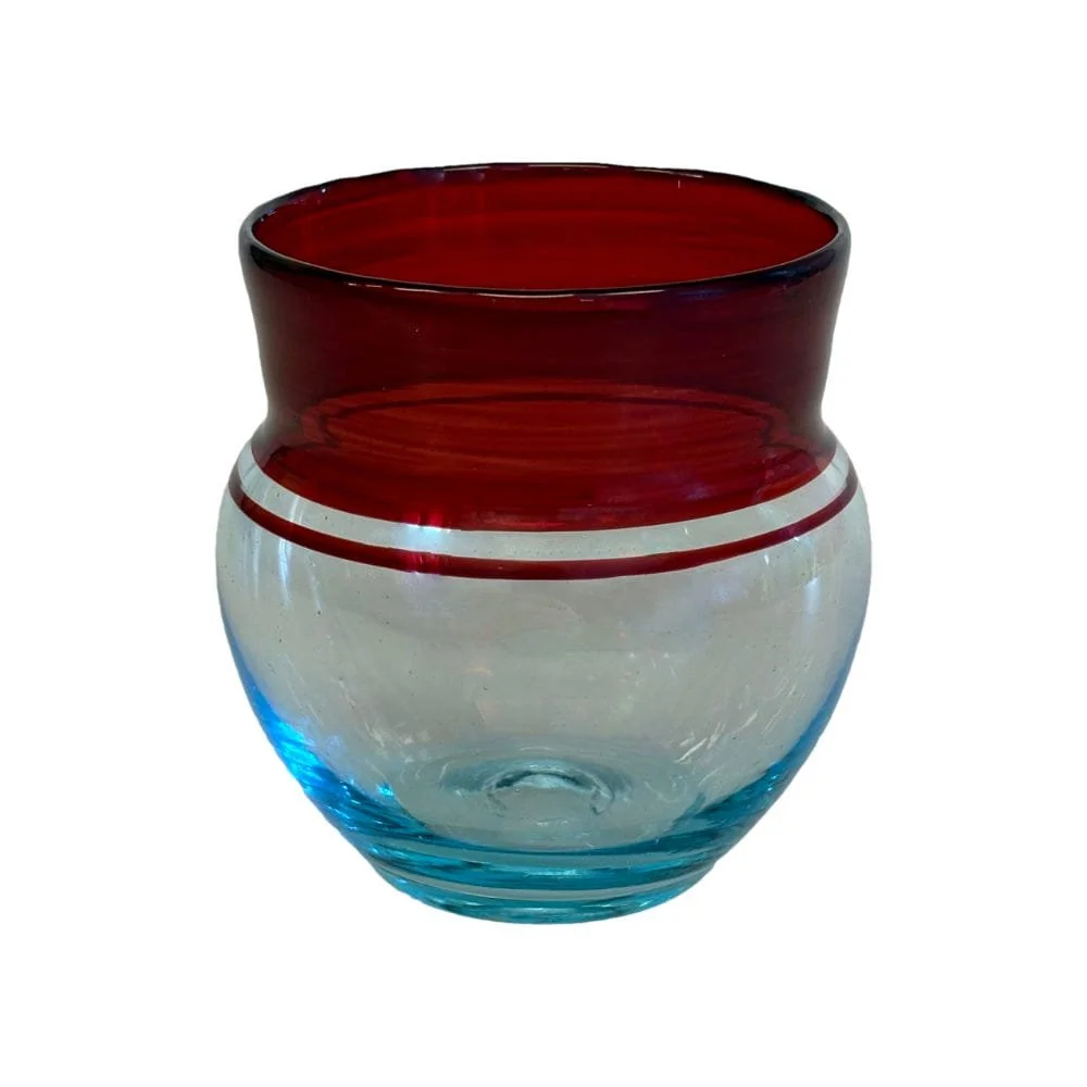 Red Rimmed Beaker