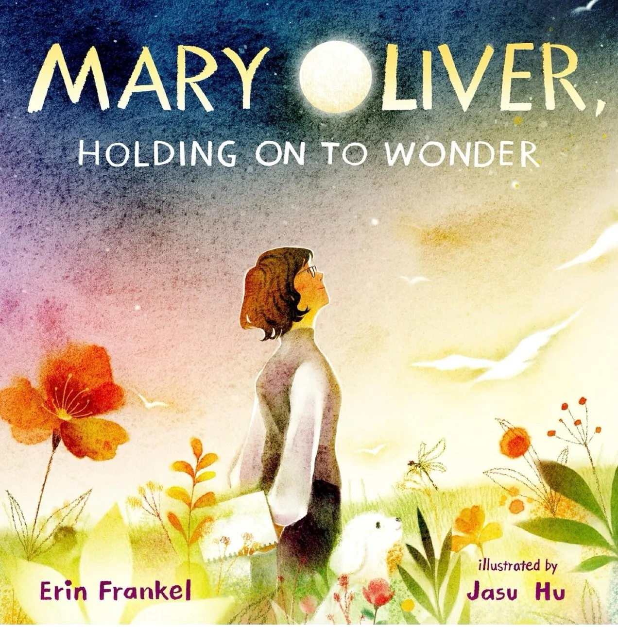 More Book Joy!😍📚💗🎉🌟 Love these Wonder-filled picture books about poet, Mary Oliver, by @erinfrankelwrites, @jasuhuart, @sarahollyackerman, @naokostoop, @maryoliverofficial, &amp; @melissasweetillustrator! 

Go on a reading journey with these boo