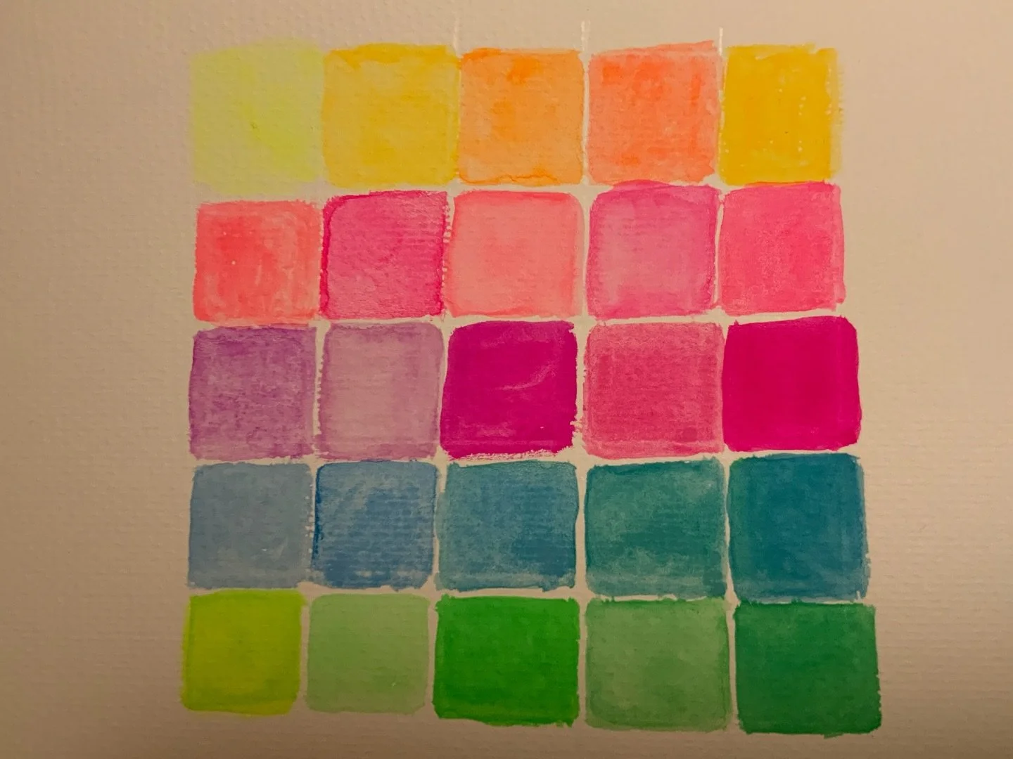 More Fun &amp; Joy experimenting with @lisasolomon&rsquo;s Color Meditation Deck!🎨💗✨

I noticed after I closed one of my paint cases, there was a smiley face in the green paint (last photo).🥰