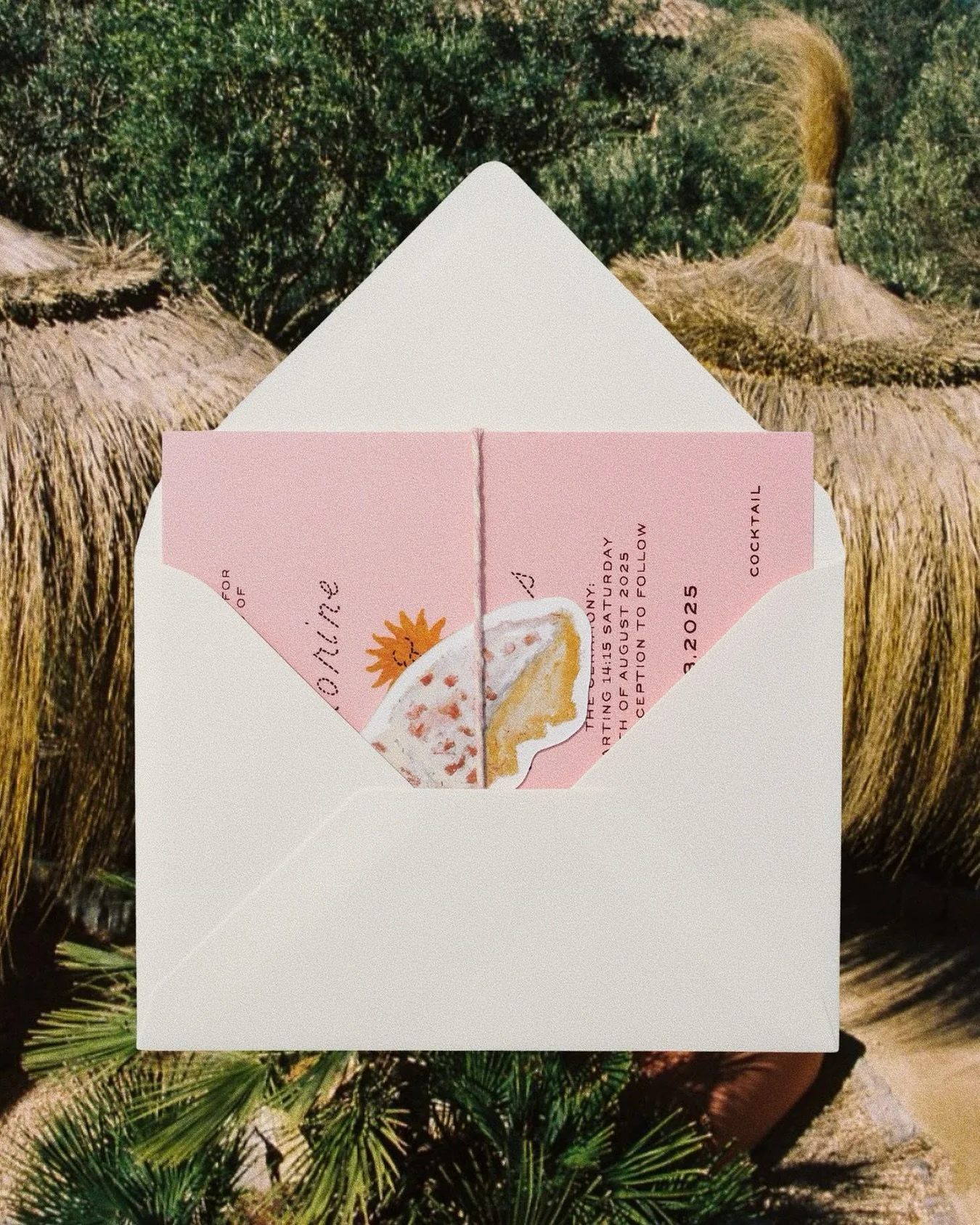 Stationery set for a wedding in Menorca 🌞

#LOdeCHA #WeddingStationery