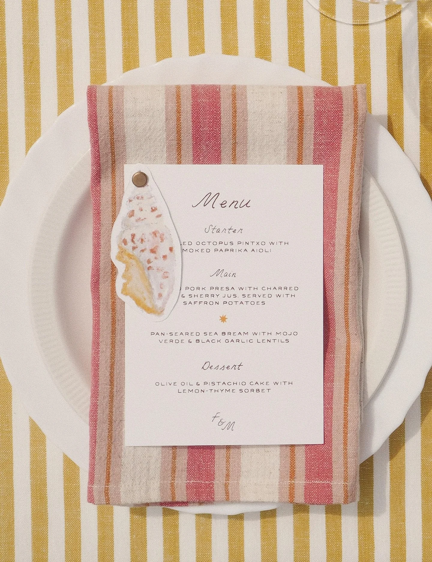 Island flavours 🐚

#LOdeCHA #weddingstationary