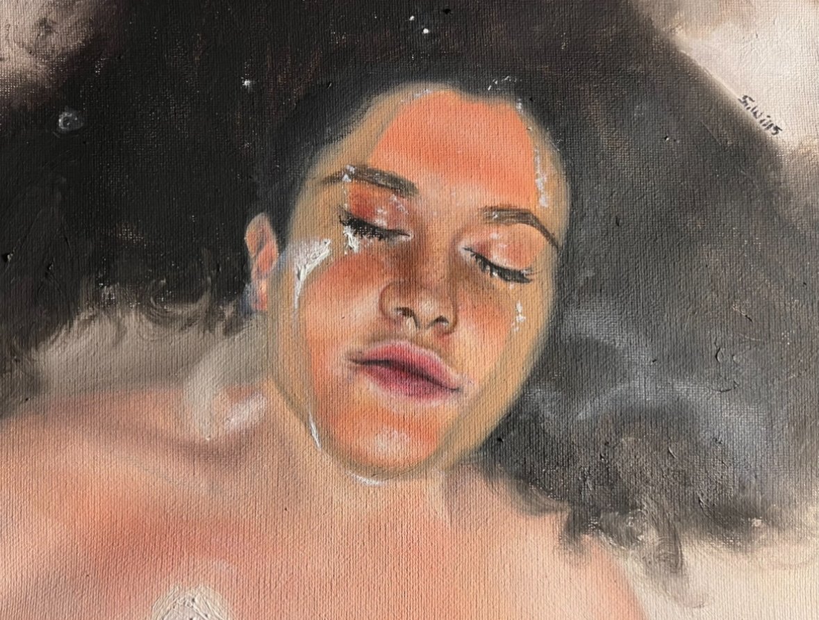 "Emergence" (series), 9"x10" stretched canvas, oil paint, 2022