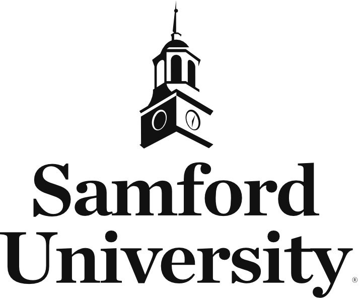 Samford University logo.