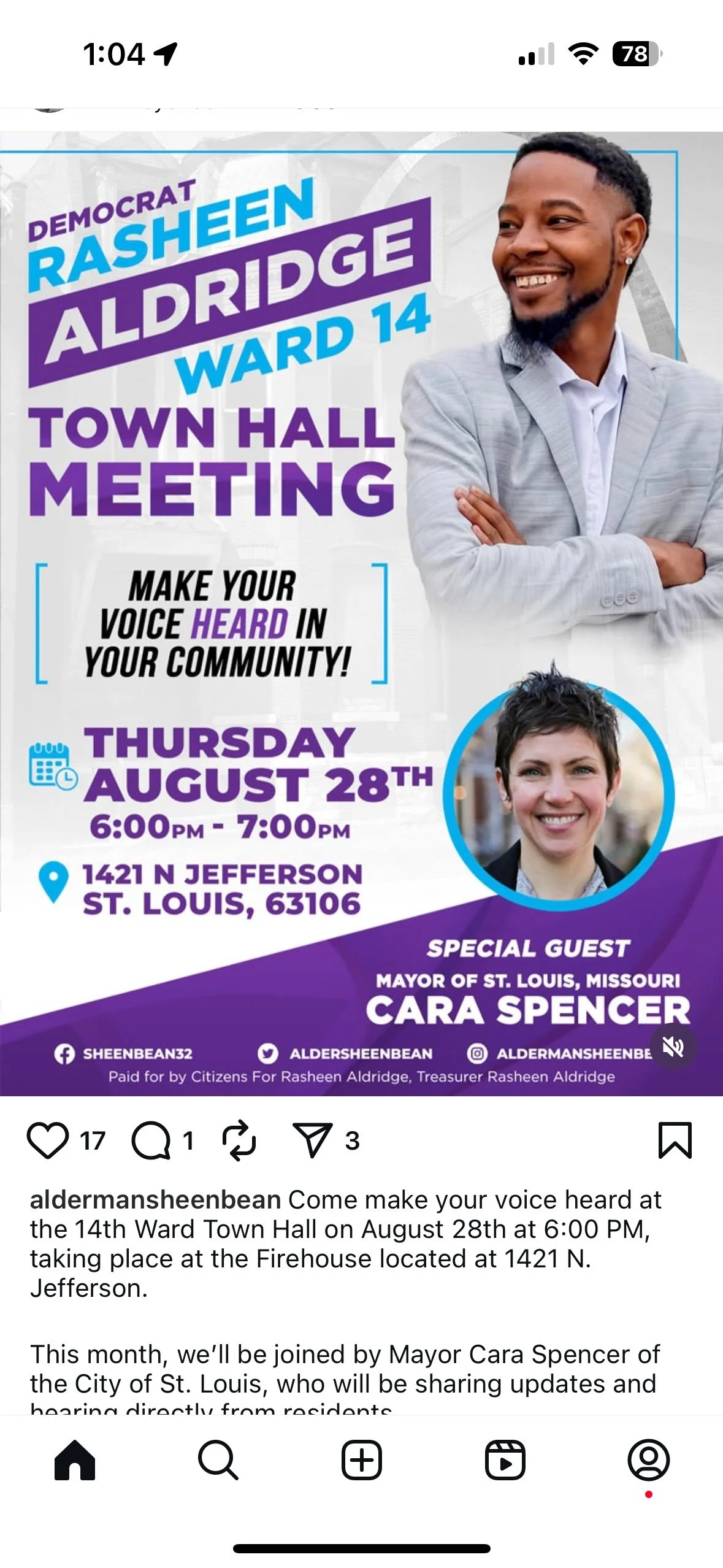 14th Ward Town Hall