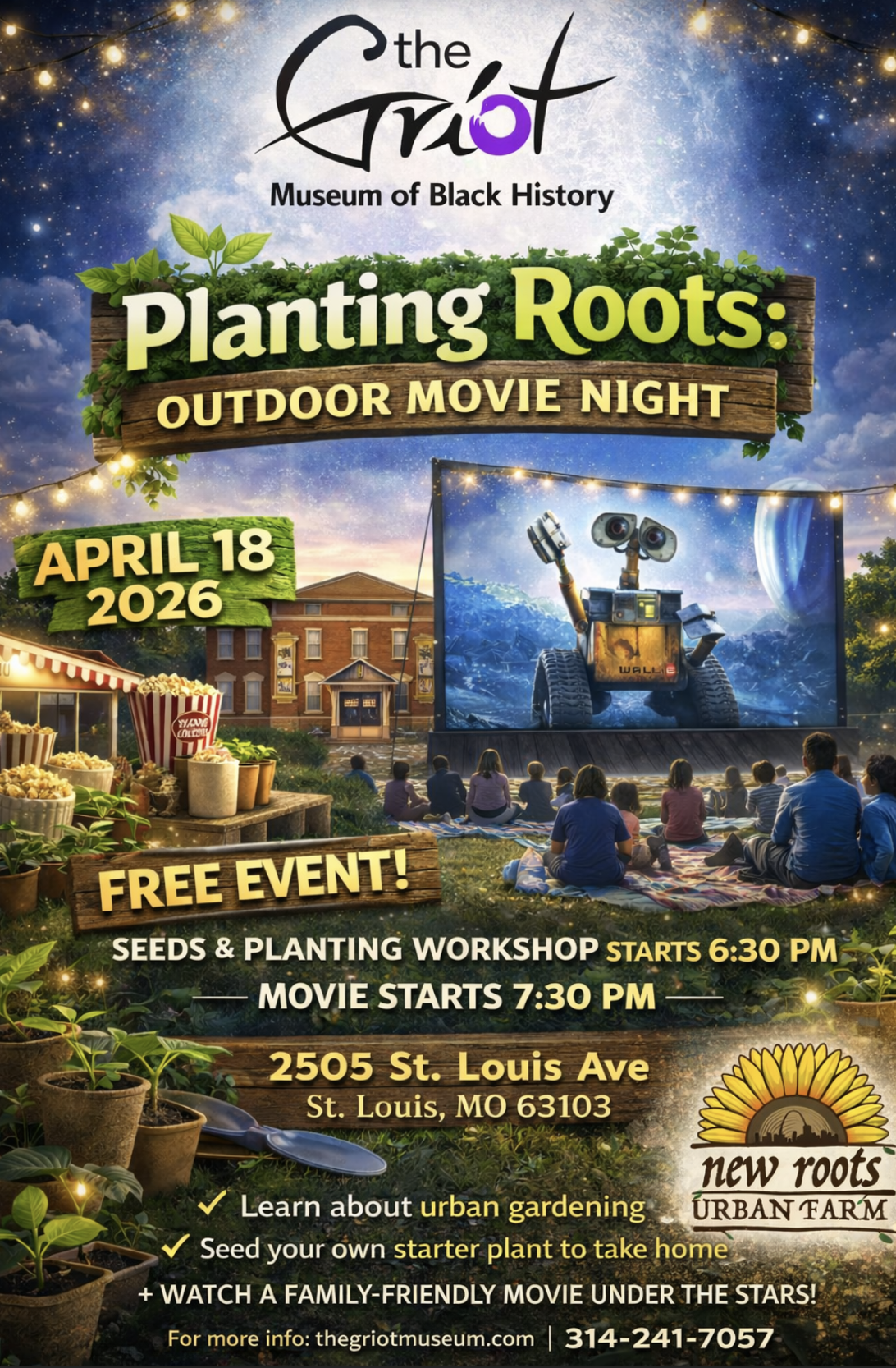 Planting Roots: Outdoor Movie Night