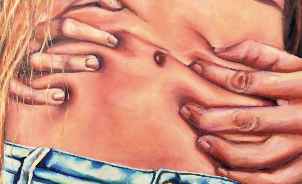 "My Reflection", oil on canvas, 36 inches by 24 inches, 2025