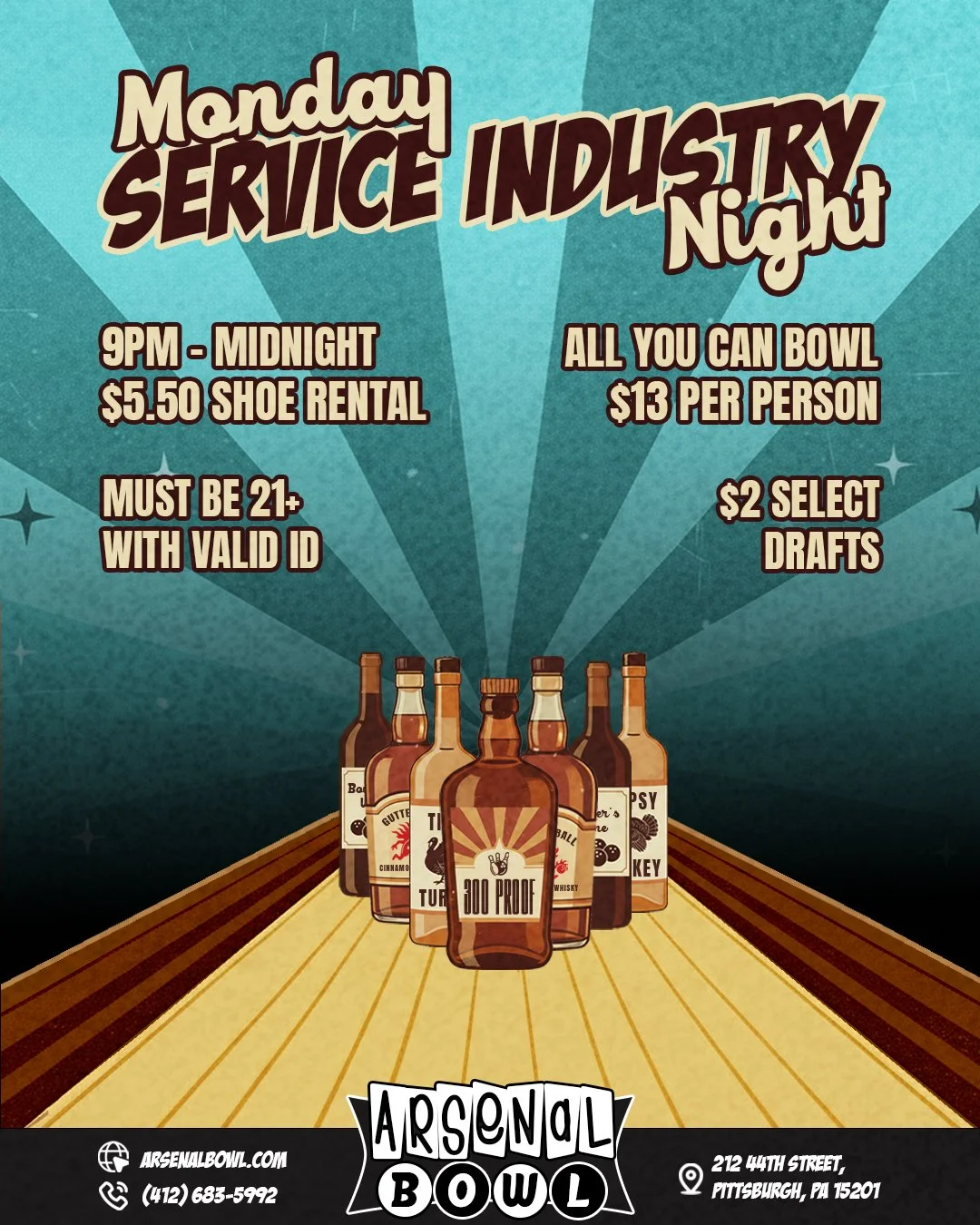 🗣️ Happy Monday - Shout out to all of our fellow Hospitality workers out there!

We know the working week has only just begun, but why not take a break and enjoy a night dedicated to you.

Join us for our weekly Industry Night from 9 PM to midnight.