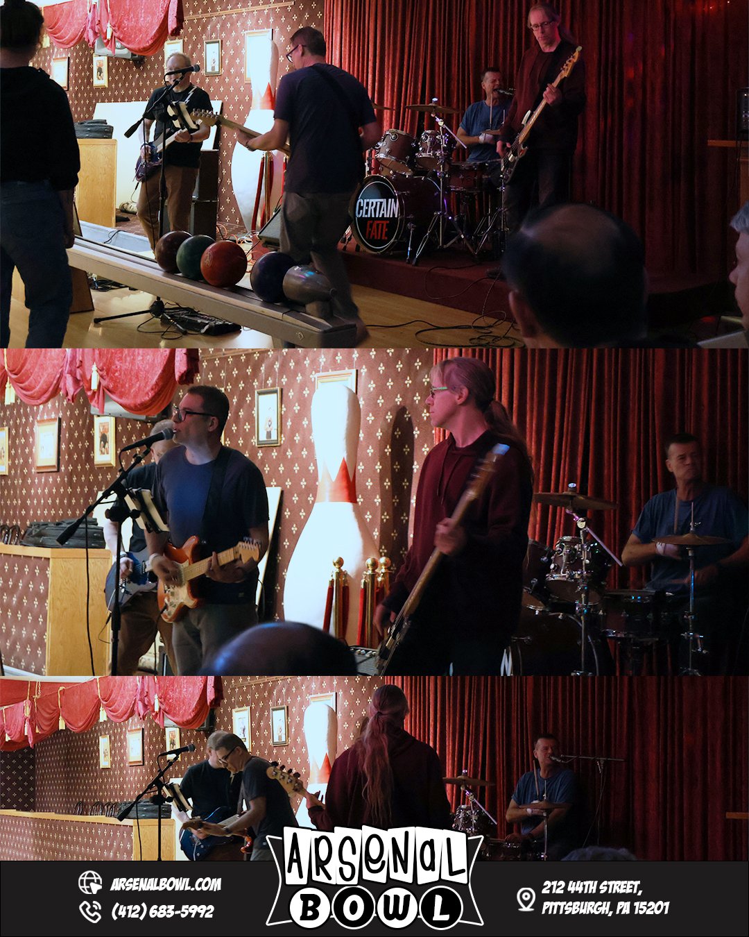 Tonight we were joined by the wonderful Certain Fate ! 

They put on one hell of a performance, so many classic rock bangers. 🎸🎶

Thank you guys for providing the perfect midweek music, we loved every minute of it.

We have live music every Wednesd