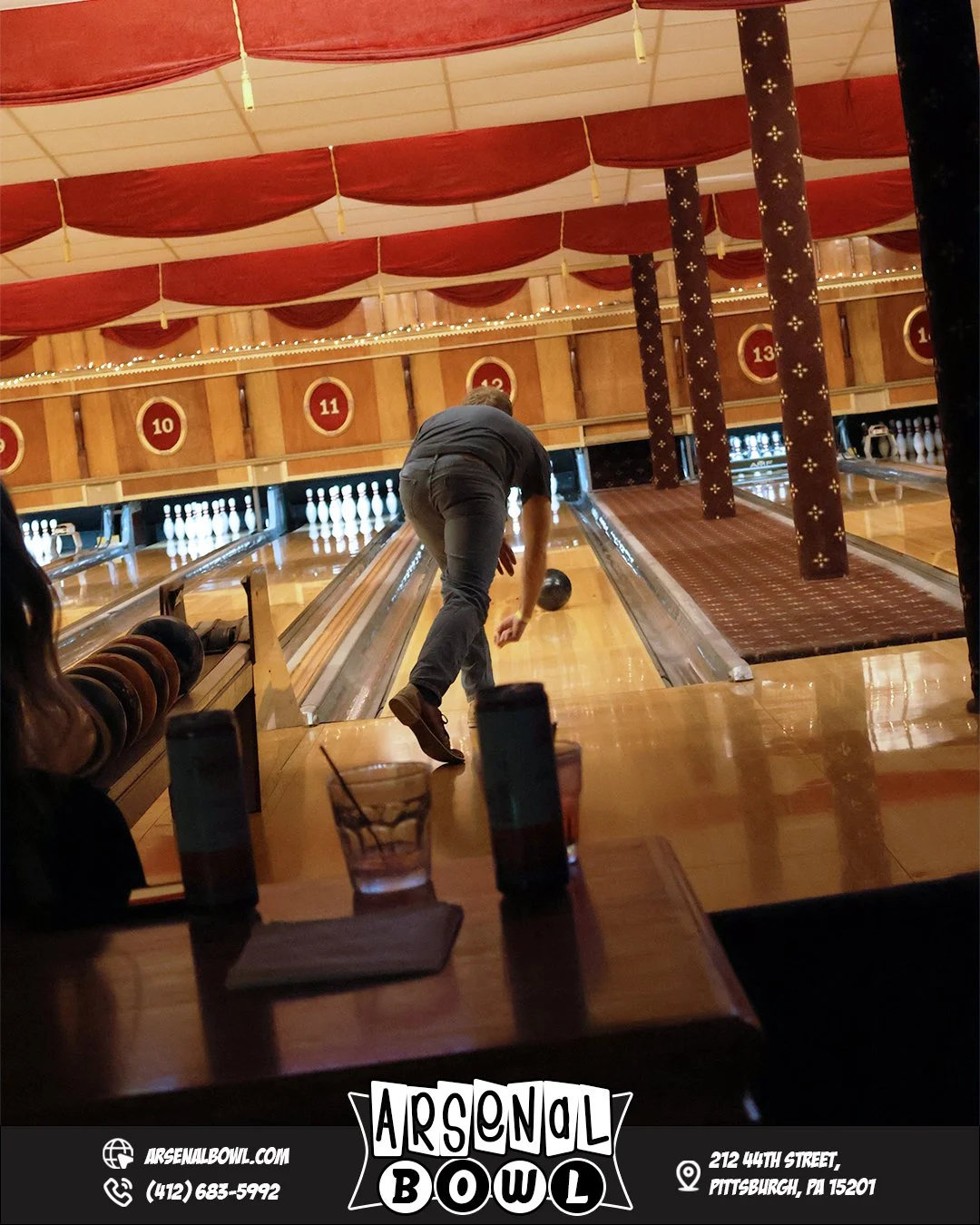 Sometimes the best plan is just a stool at the bar and ten pins in front of you. See you at the lanes.

🔗www.arsenalbowl.com 
📍212 44th Street, Pittsburgh, PA 15201
📞(412) 683-5992 

 #thingstodoinpittsburgh #pittsburghpa #bowlingfun #bowling #pit