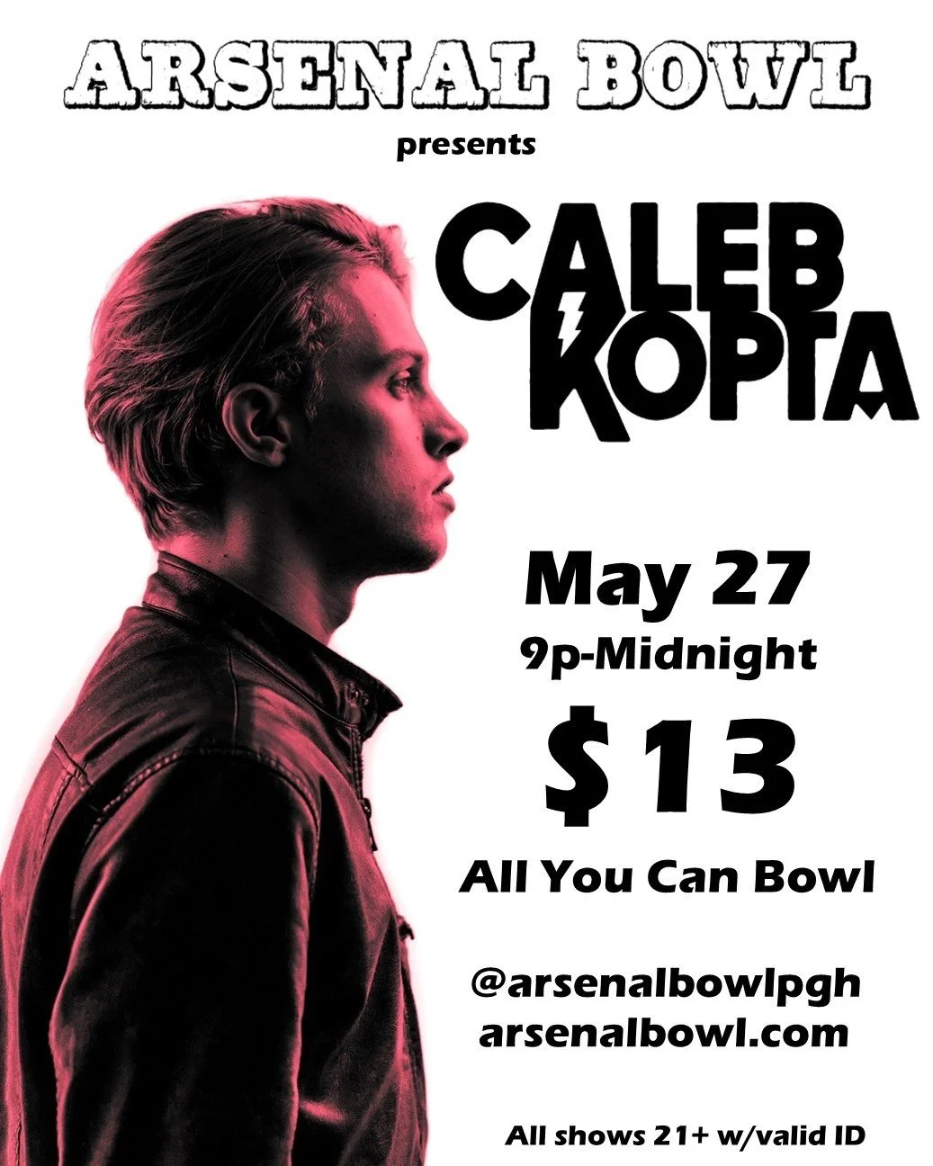 📣📣 BAND ANNOUNCEMENT 📣📣

This Wednesday (May 27th 2026) we will be joined by the amazing @caleb_kopta 

They'll be providing the perfect soundtrack for your midweek escape.

Doors open 9pm.
Everyone must be 21+ and provide valid ID upon entry.

D