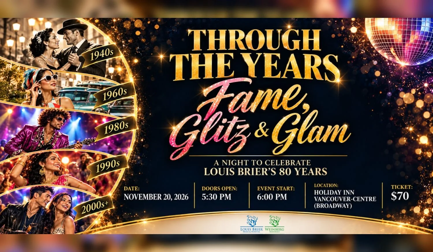 Through the Years: Fame, Glitz &amp; Glam Party to Celebrate Louis Brier’s 80th!
