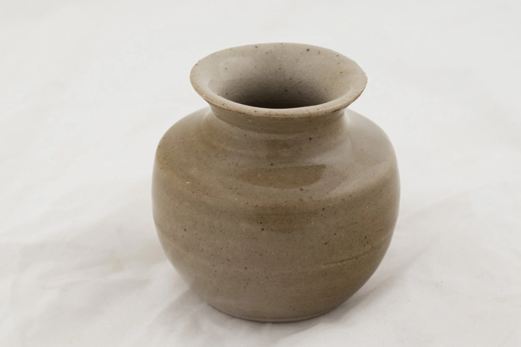 Green Mini Vase, 2022, Ceramic Stoneware