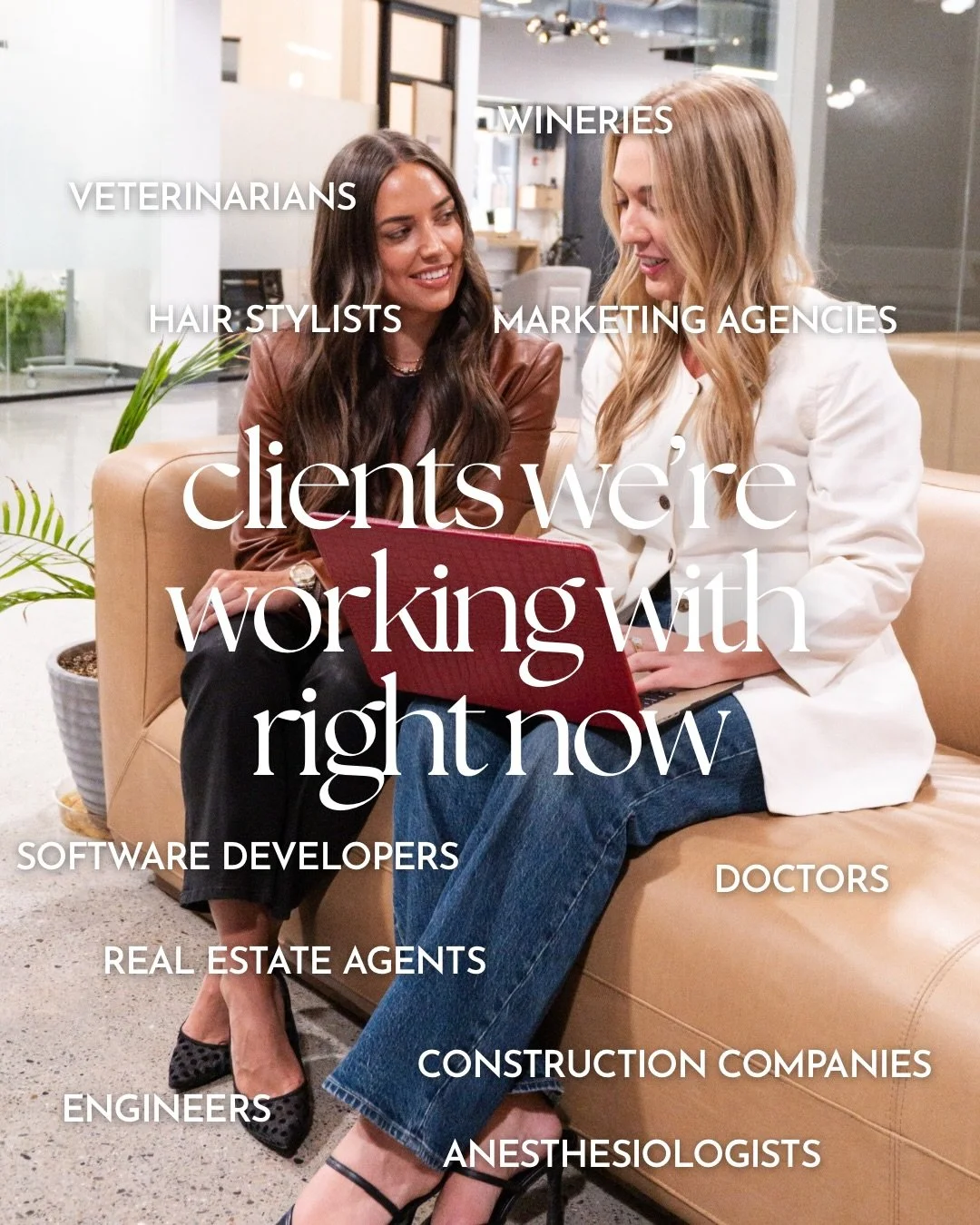 We&rsquo;re proud to work with businesses across a variety of industries!

See one that looks like you on the next slide? 👀 We&rsquo;d love to connect!

Head to our website to inquire and see how brava can help you work less &amp; make more💸