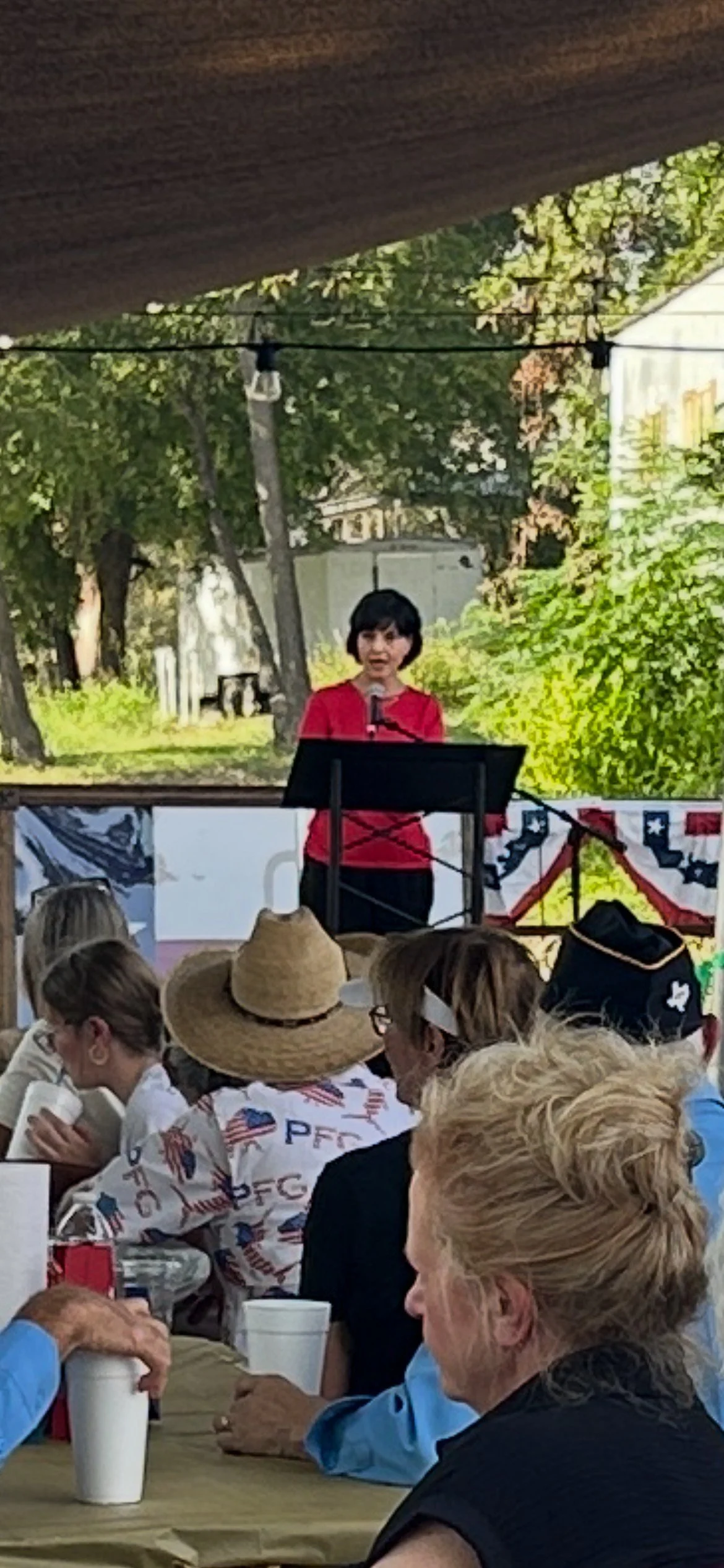 Christi Craddick spoke from the heart about her work as Texas Railroad Commissioner.