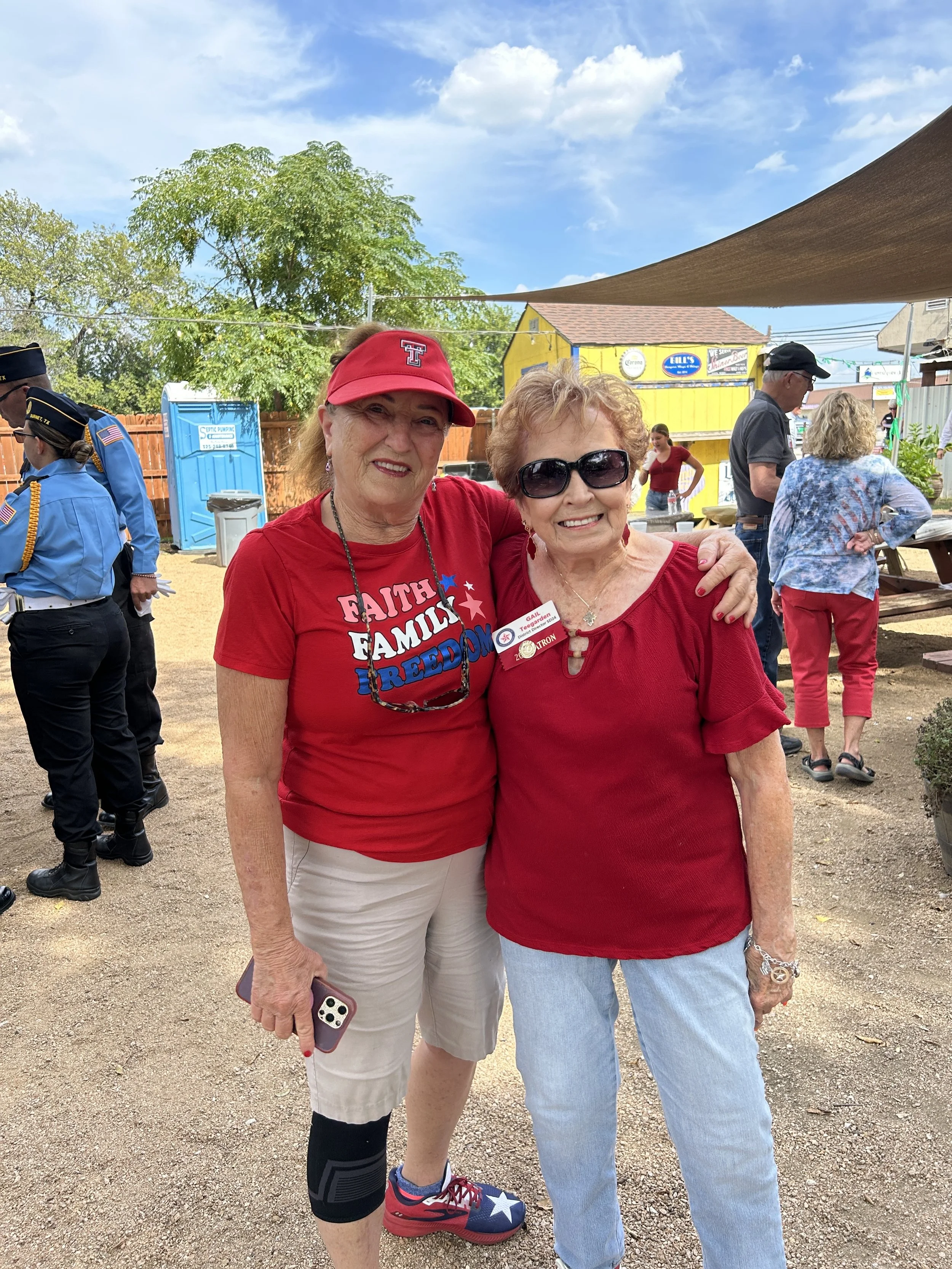 Picnic Planning Committee Members (& BCRC Members!) Brenda Miles & Gail Teegarden were seen enjoying the fruits of their labor.