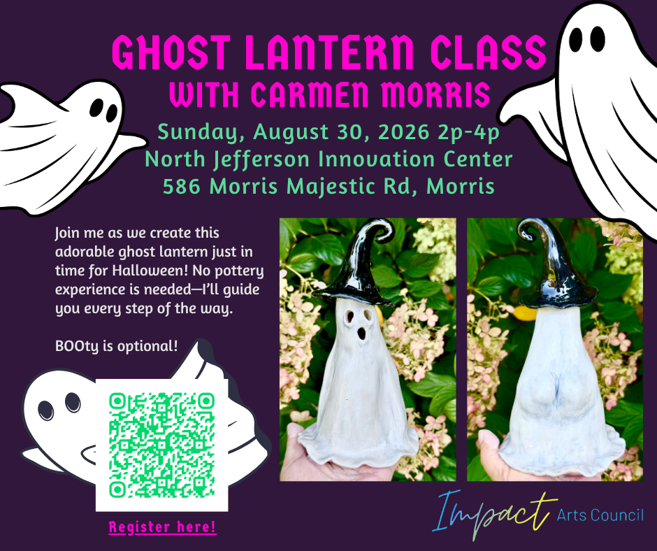 Ghost Lantern with Carmen Morris Pottery