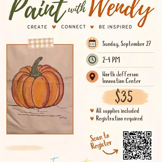 Pumpkin Canvas Bag Painting Class