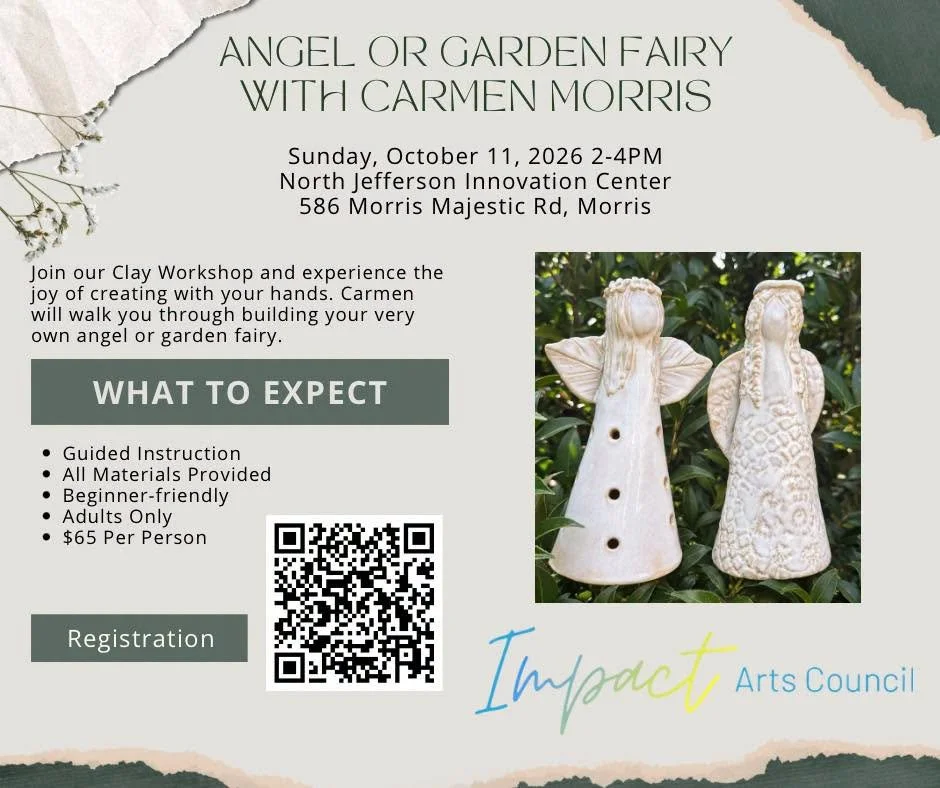 Angel or Garden Fairy Pottery Class