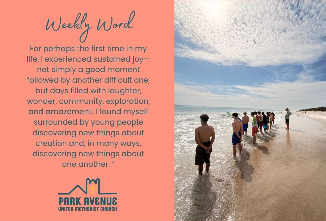 Creation Care, Grief, and the Gift of Joy: Reflections from my first Service and Learning trip