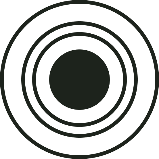 Black and white abstract geometric pattern with interlocking square and triangle shapes.